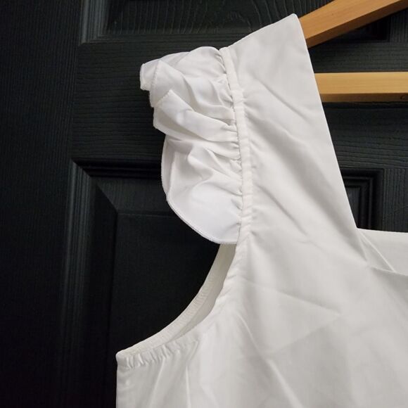 boohoo Plus Color Block Tiered Smock Dress                                   494 - Picture 9 of 13